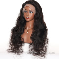 Wigs de cheveux humains en gros pour femmes noires 18 pouces vendeurs 150% densité de dentelle de dente